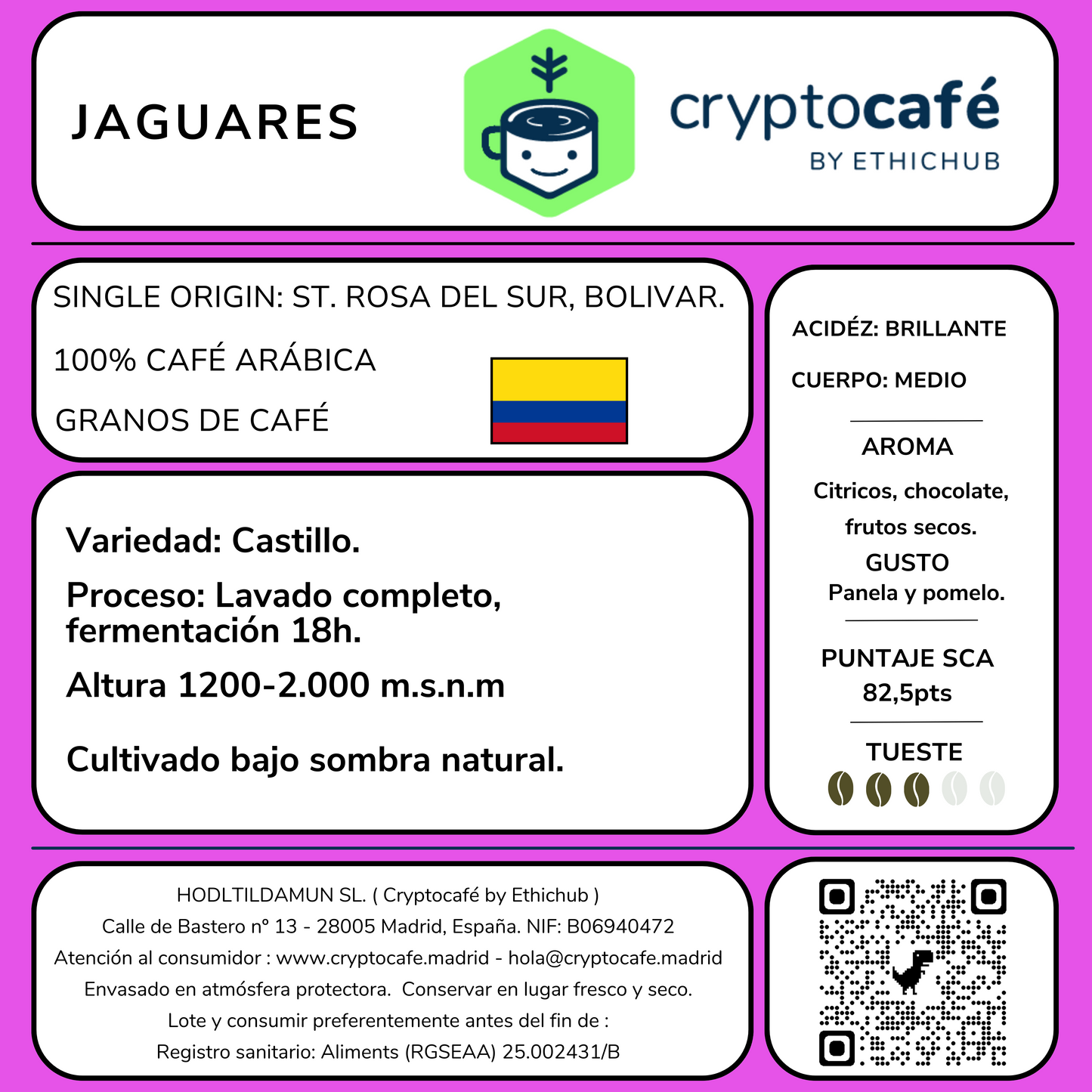Jaguares Specialty Coffee - Colombia