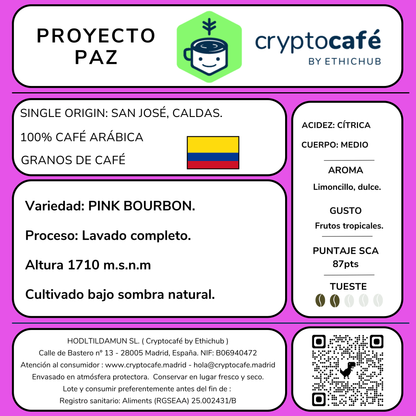 PROYECTO PAZ - COLOMBIA (PINK BOURBON).