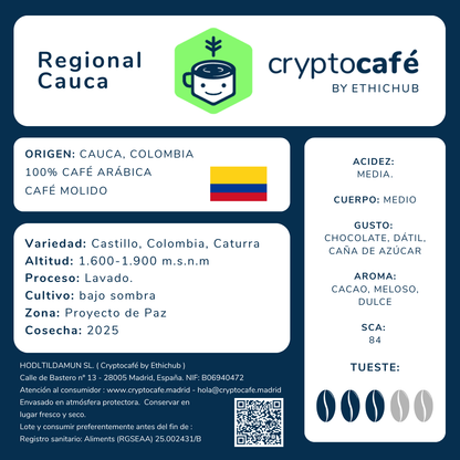 Café de especialidad - Regional Cauca (Colombia)