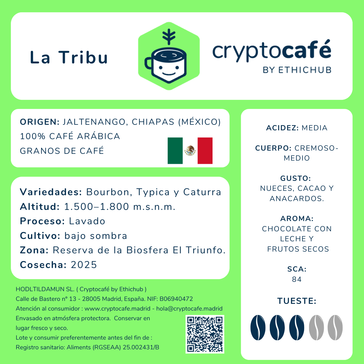 Café de Especialidad "La Tribu" (México)