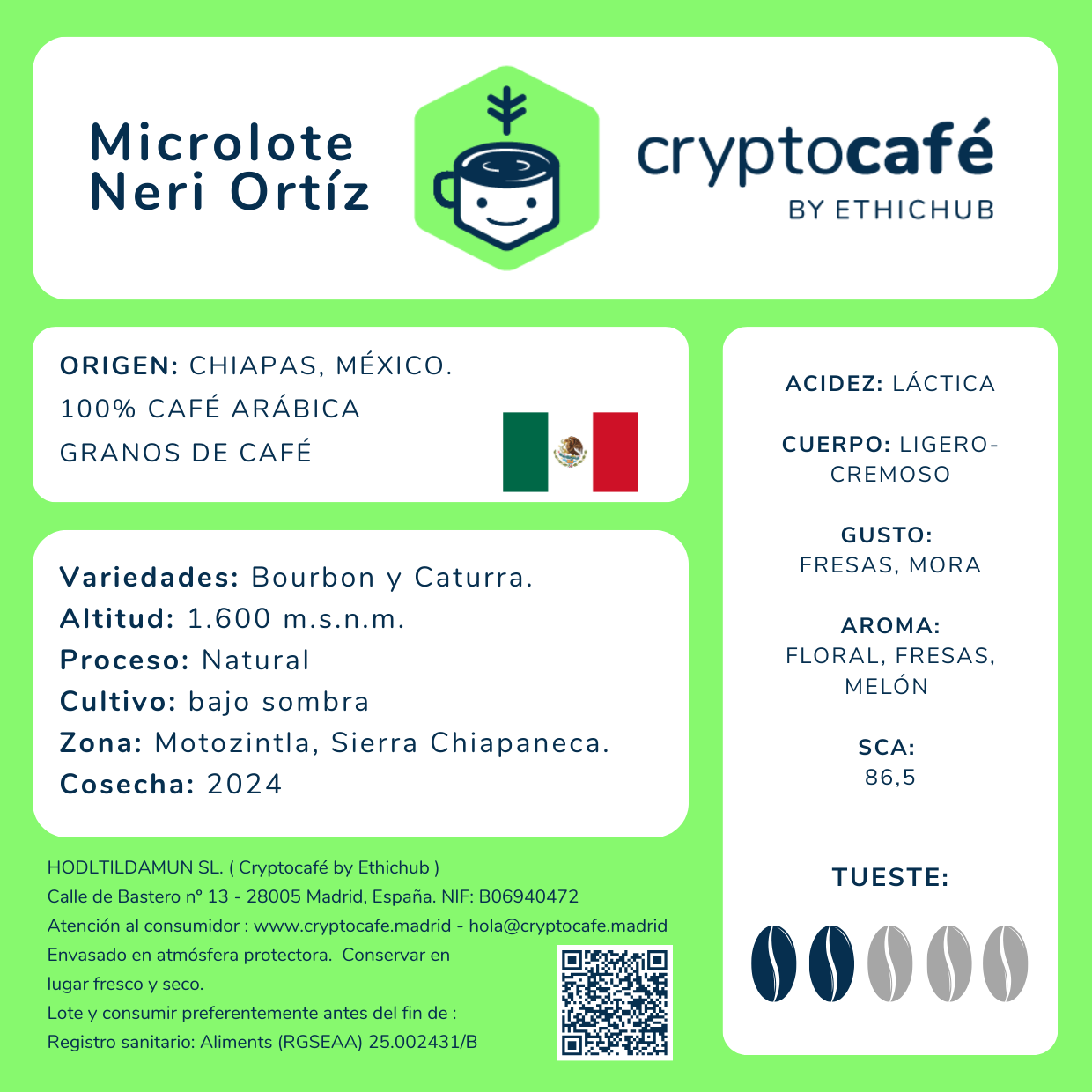 Neri Ortíz-Spezialitätenkaffee
